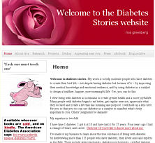 Diabetes Stories website